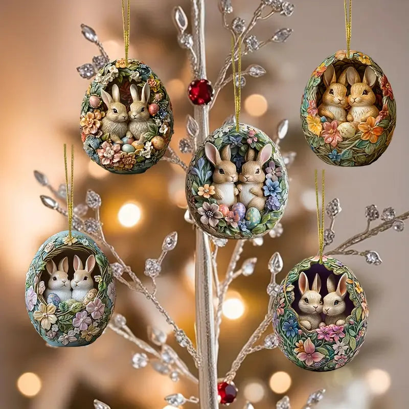 Decoraciones de Conejos de Pascua