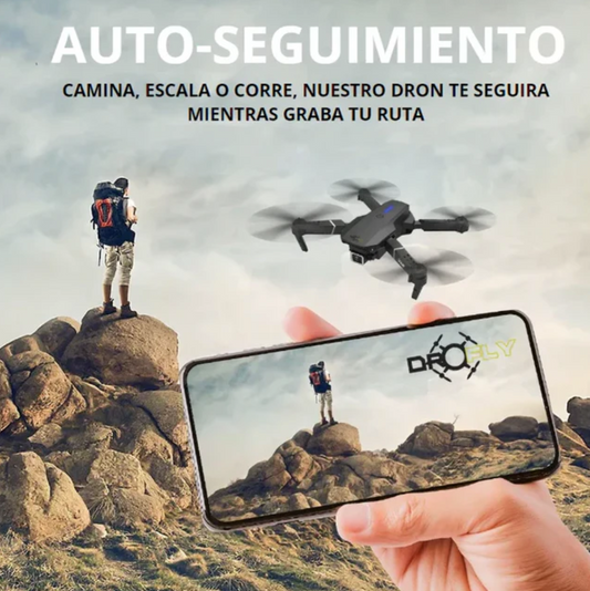 🚁 Dron con Doble Cámara 4K + Maletín Gratis